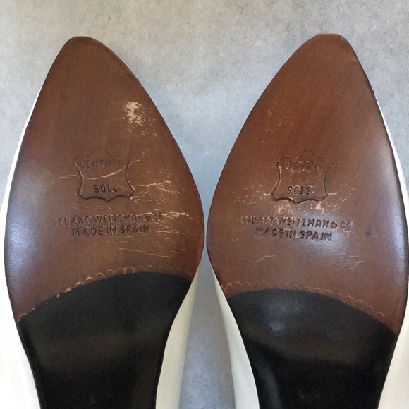 6.5 AA stuart weitzman mr. seymour RARE GOLD STUD Spain Memphis era big hair - Picture 7 of 8